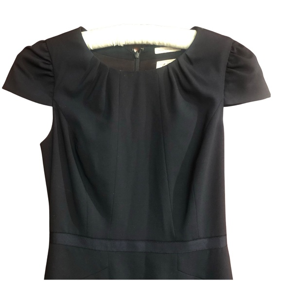 Club Monaco navy cap sleeve Italian Wool Dress 00 - Picture 2 of 10